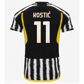 Juventus Filip Kostic #11 Replika Hjemmebanetrøje 2023-24 Kortærmet